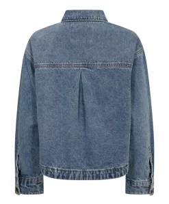 Dames jas blauw