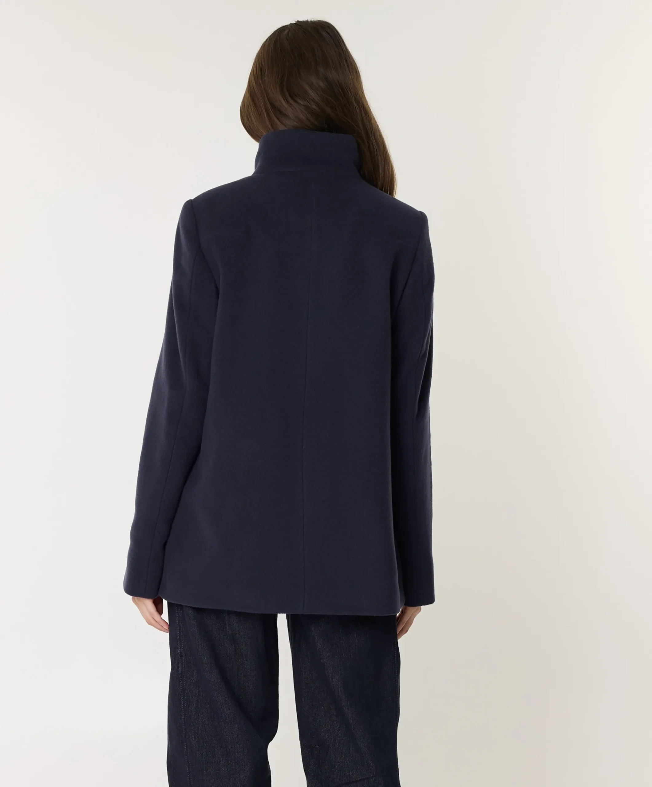 Dames jas blauw