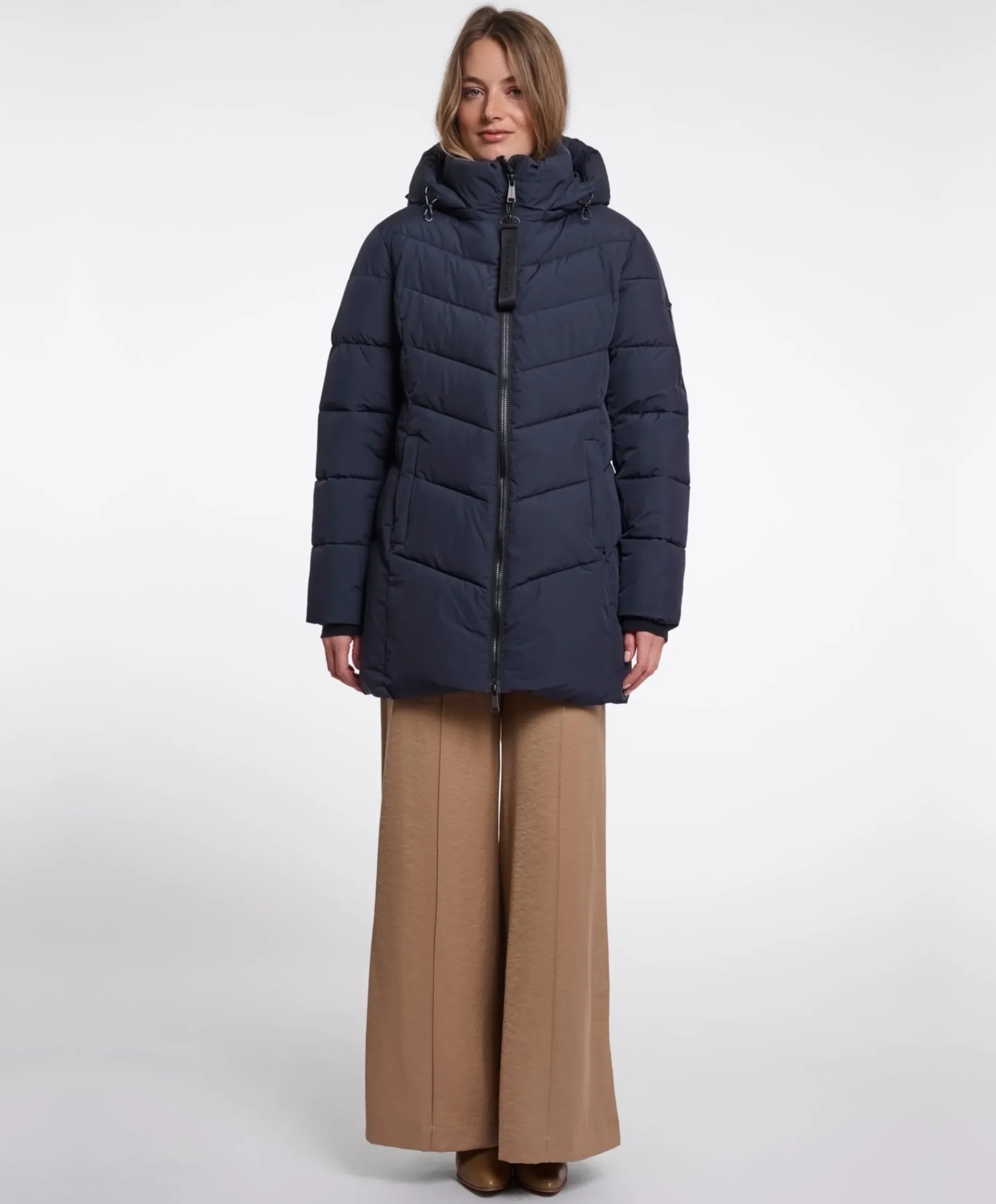 Dames jas blauw