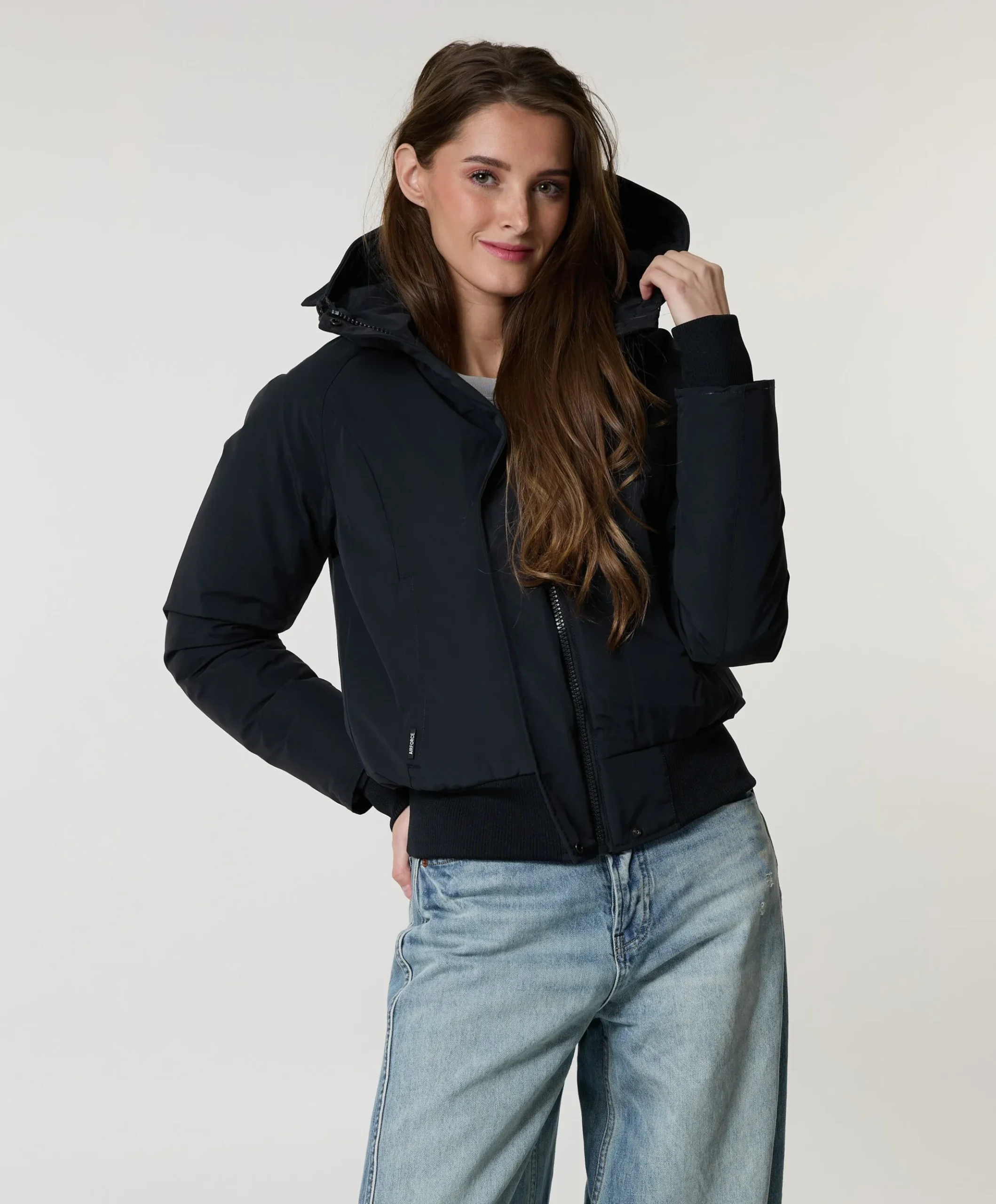 Dames jas blauw