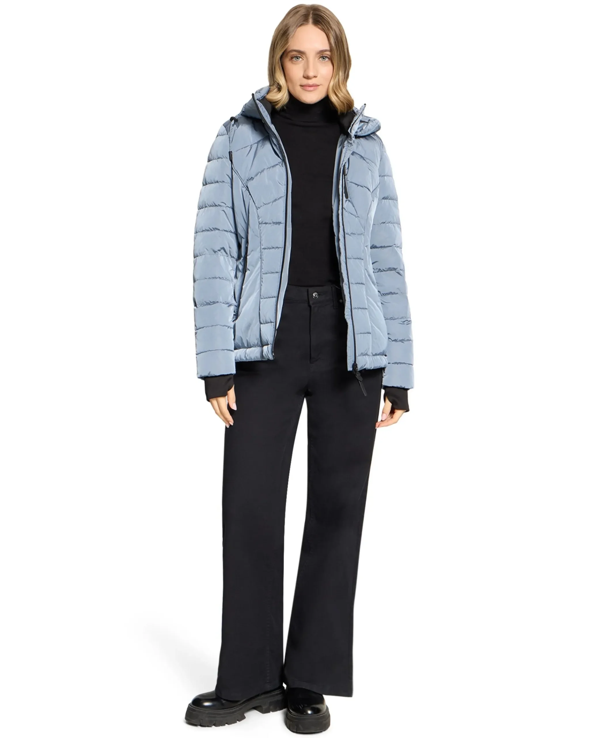 Dames jas blauw