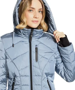 Dames jas blauw