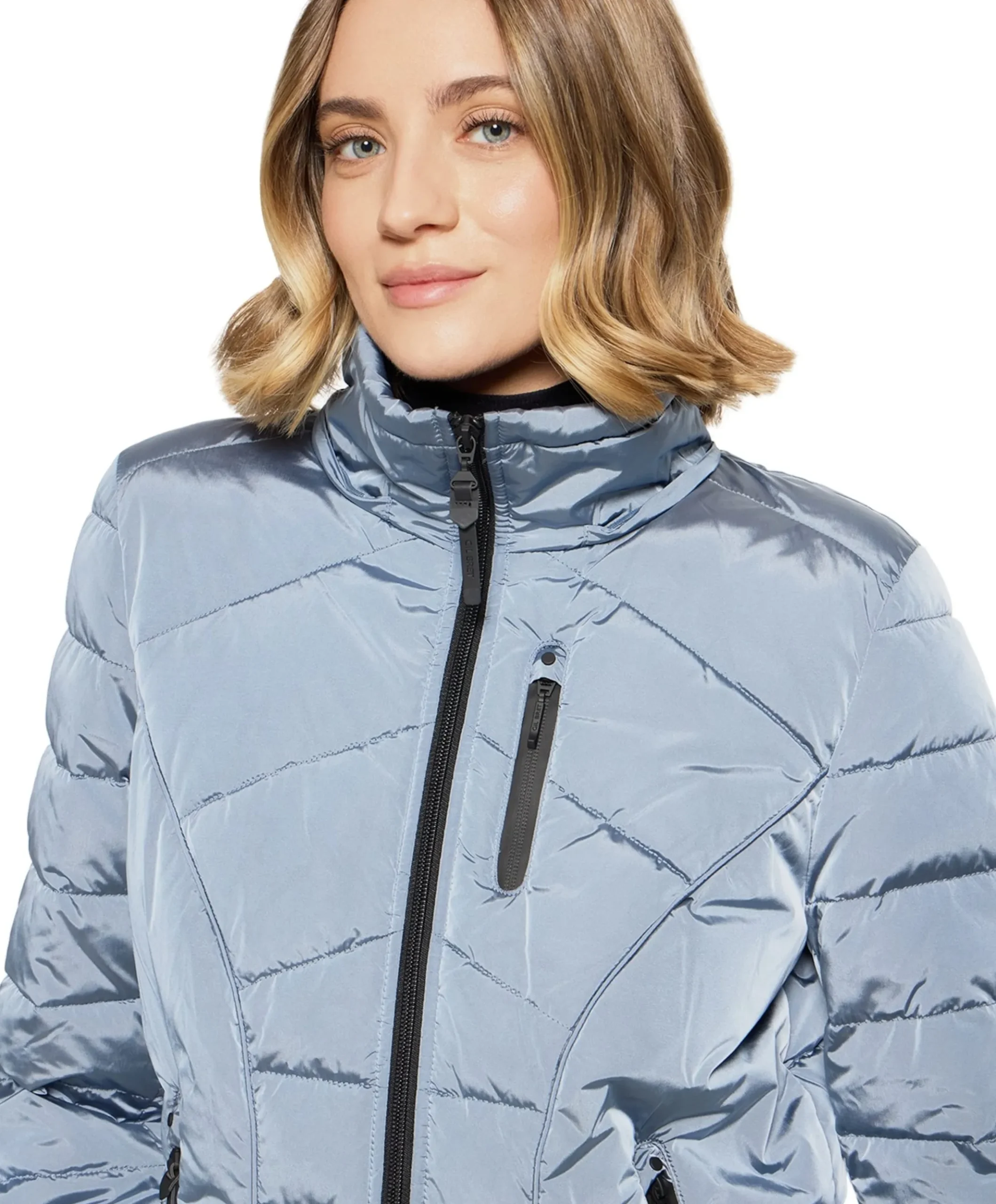 Dames jas blauw