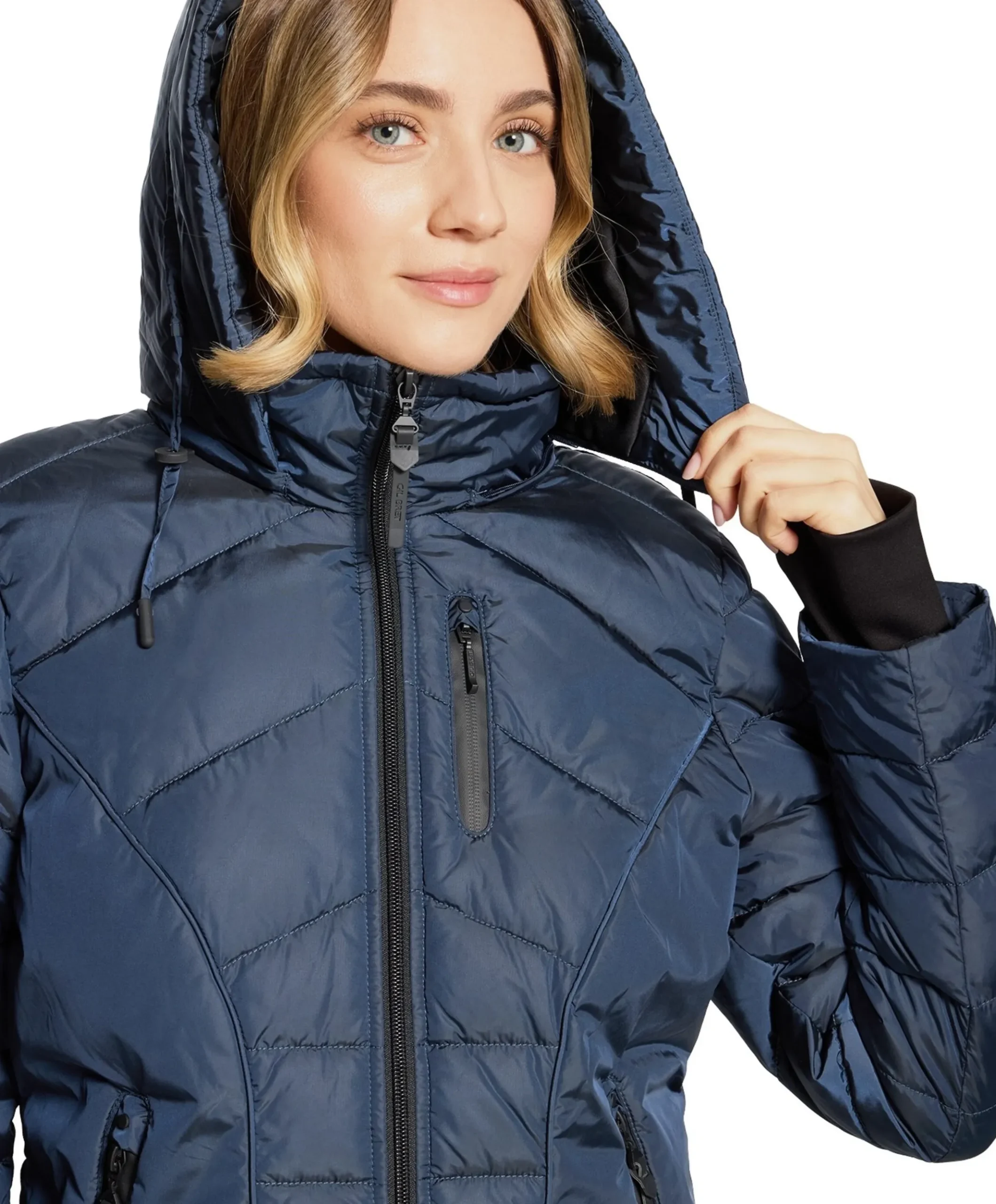Dames jas blauw