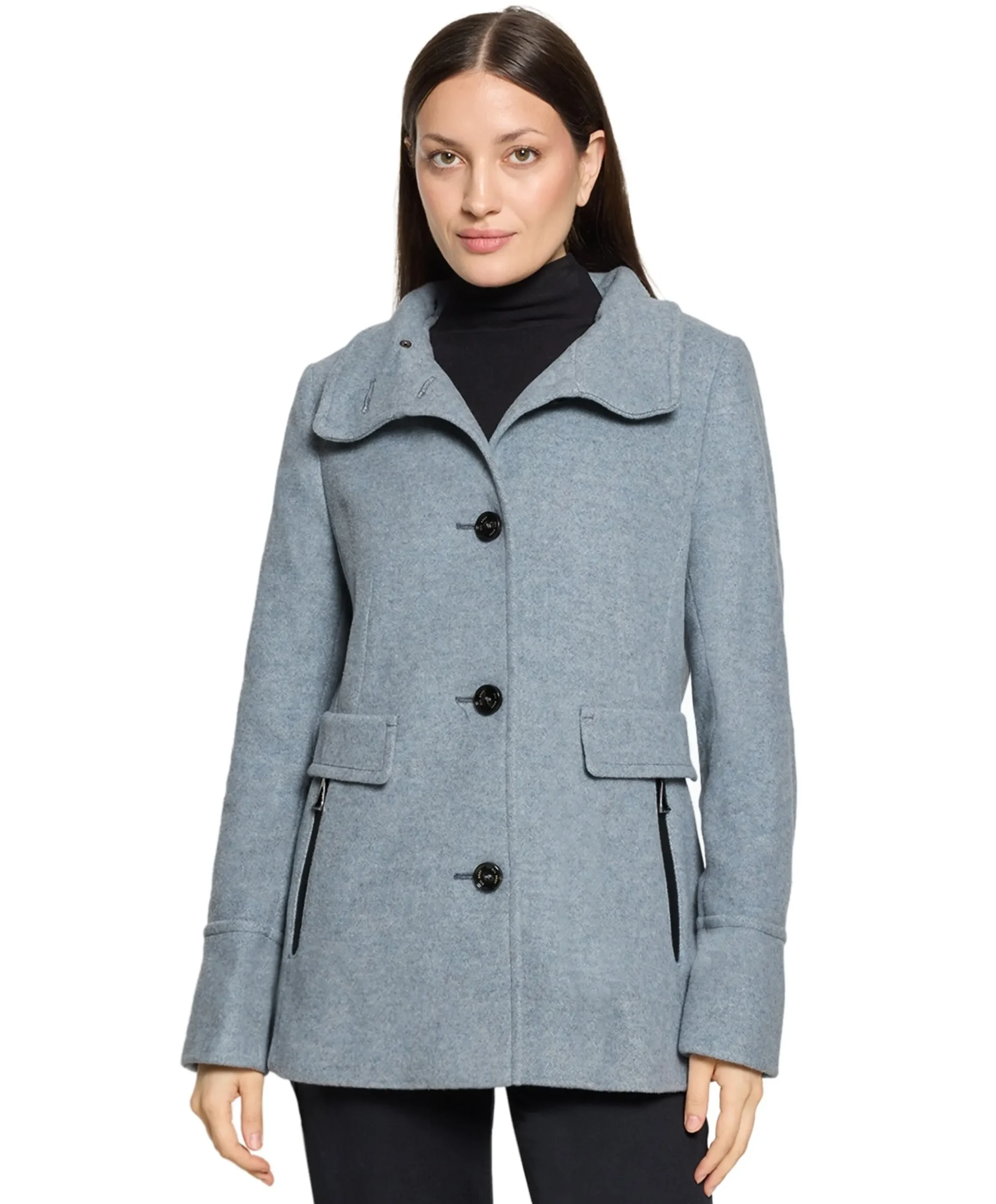 Dames jas blauw