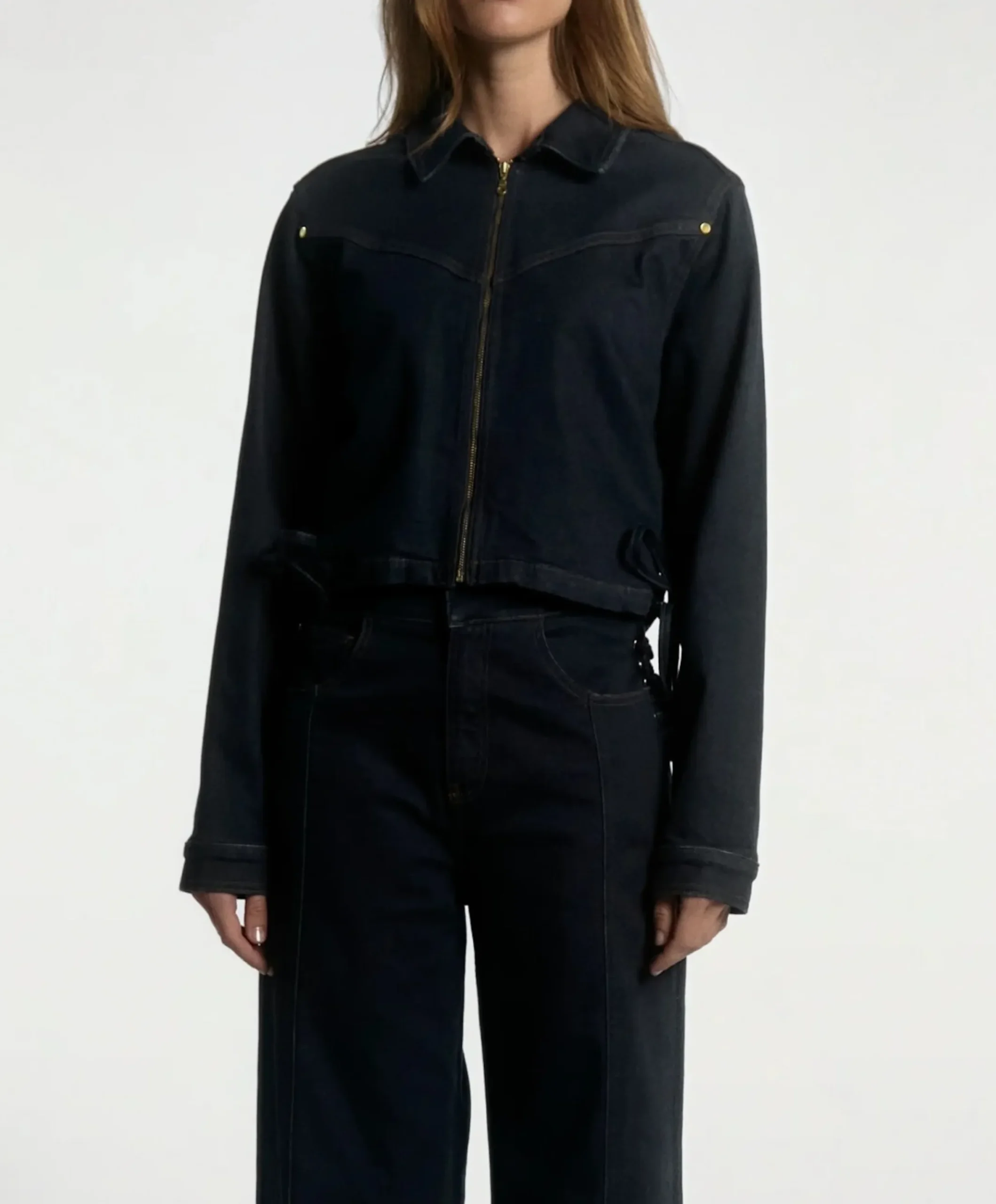 Dames jas blauw