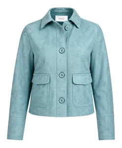 Dames jas blauw