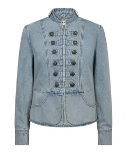 Dames jas blauw