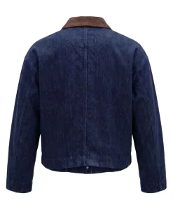 Dames jas blauw
