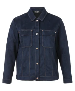 Dames jas blauw