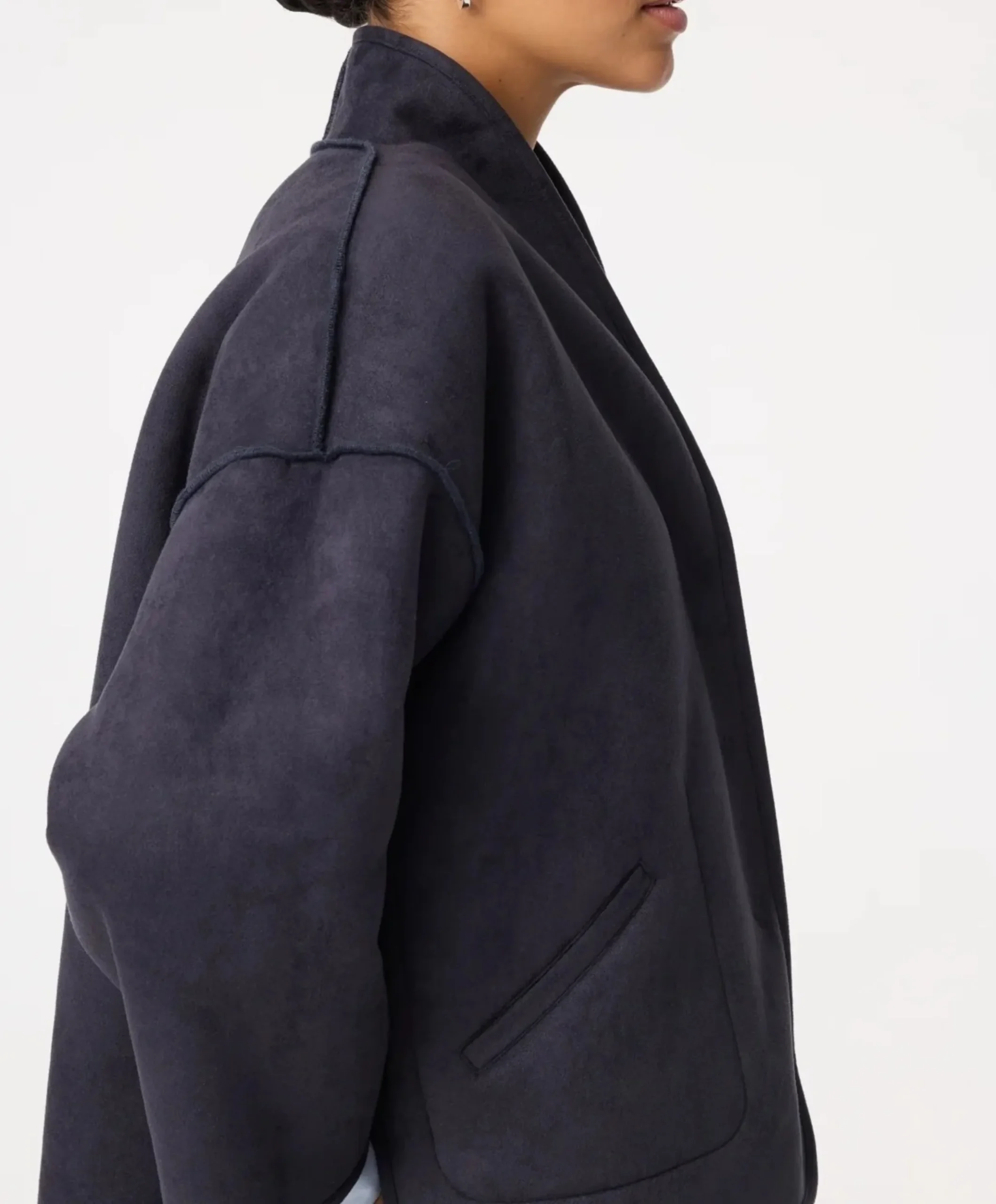 Dames jas blauw
