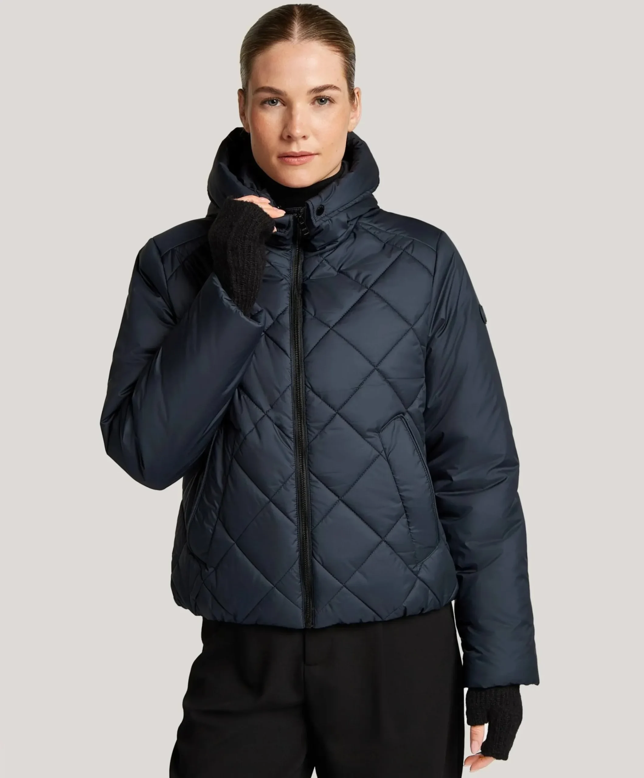 Dames jas blauw
