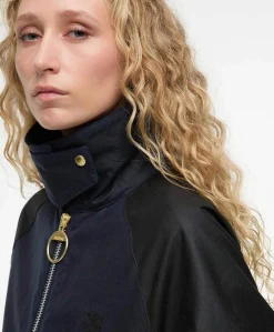 Dames jas blauw