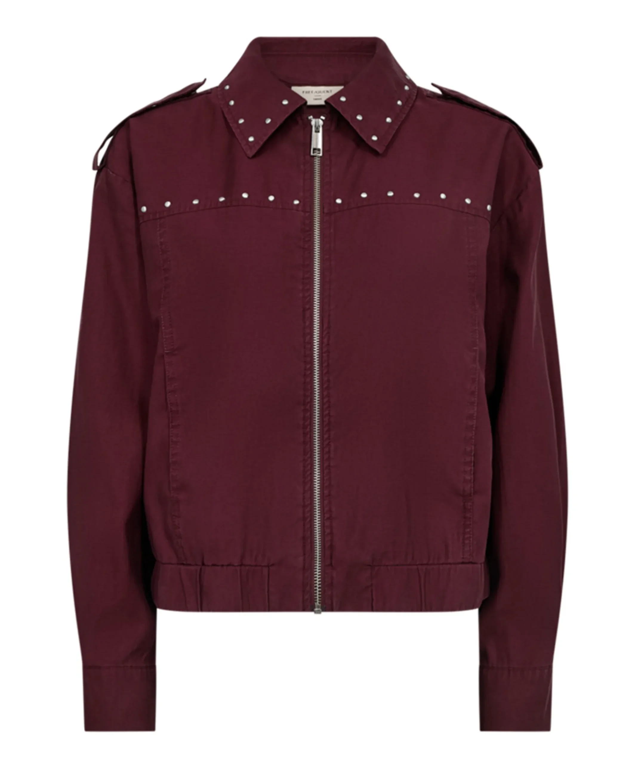 Dames jas bordeaux