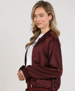 Dames jas bordeaux
