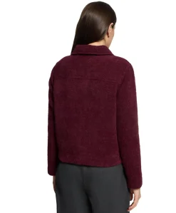 Dames jas bordeaux