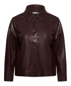 Dames jas bordeaux