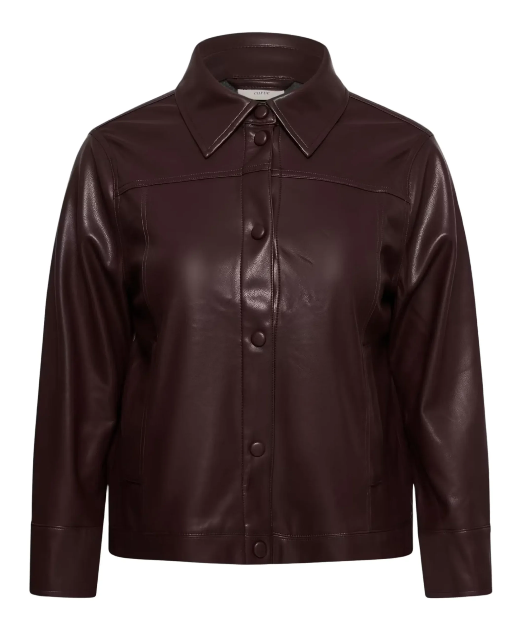 Dames jas bordeaux