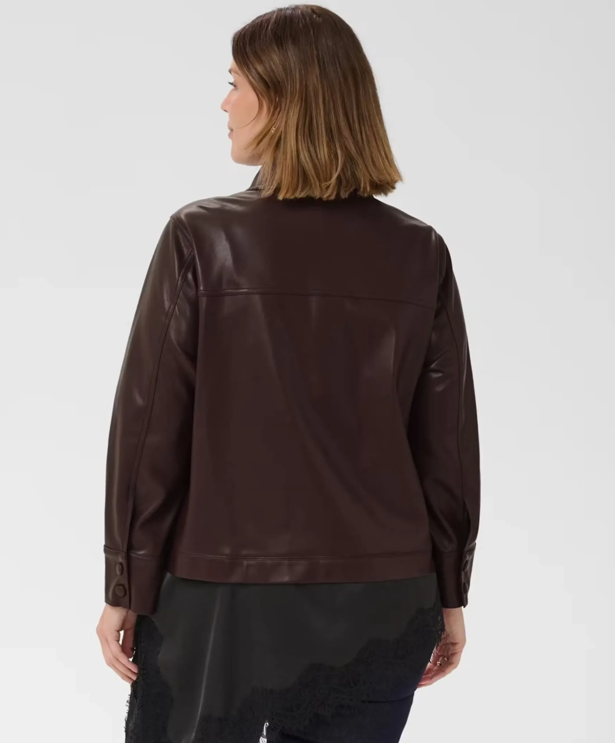 Dames jas bordeaux