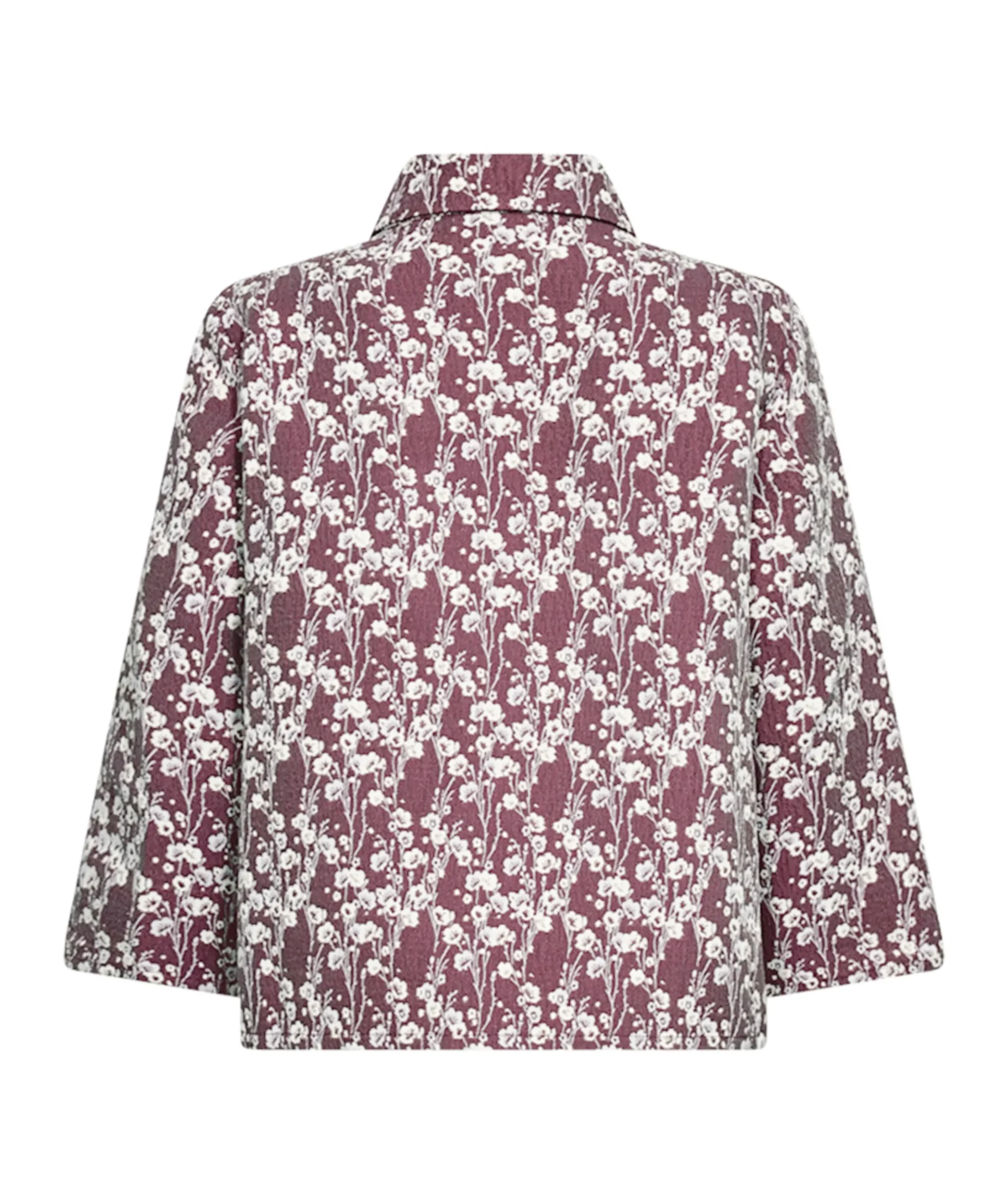 Dames jas bordeaux