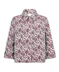 Dames jas bordeaux