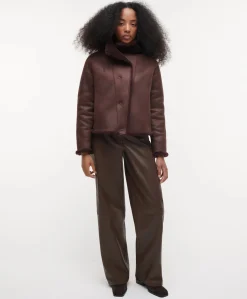 Dames jas bordeaux