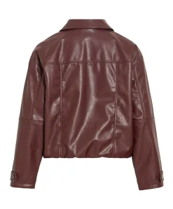 Dames jas bordeaux
