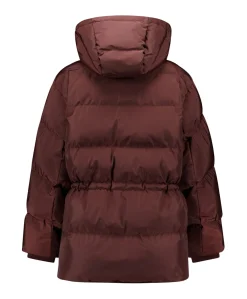 Dames jas bordeaux