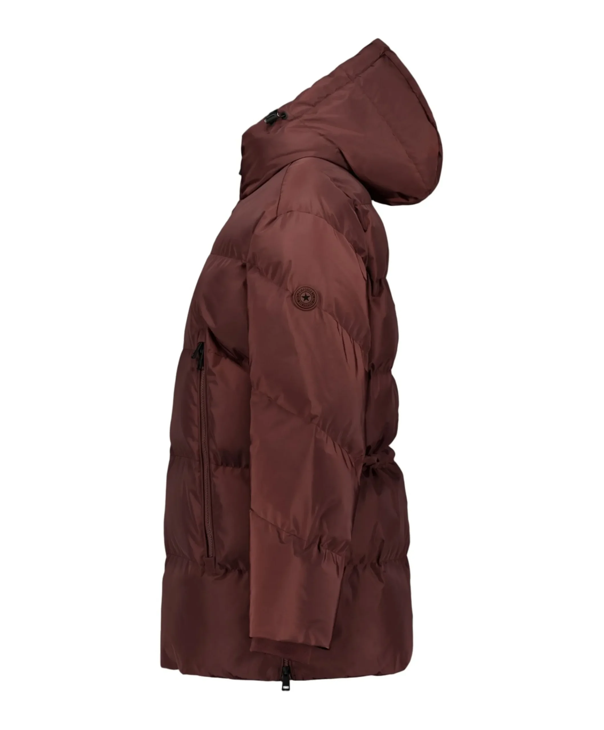 Dames jas bordeaux