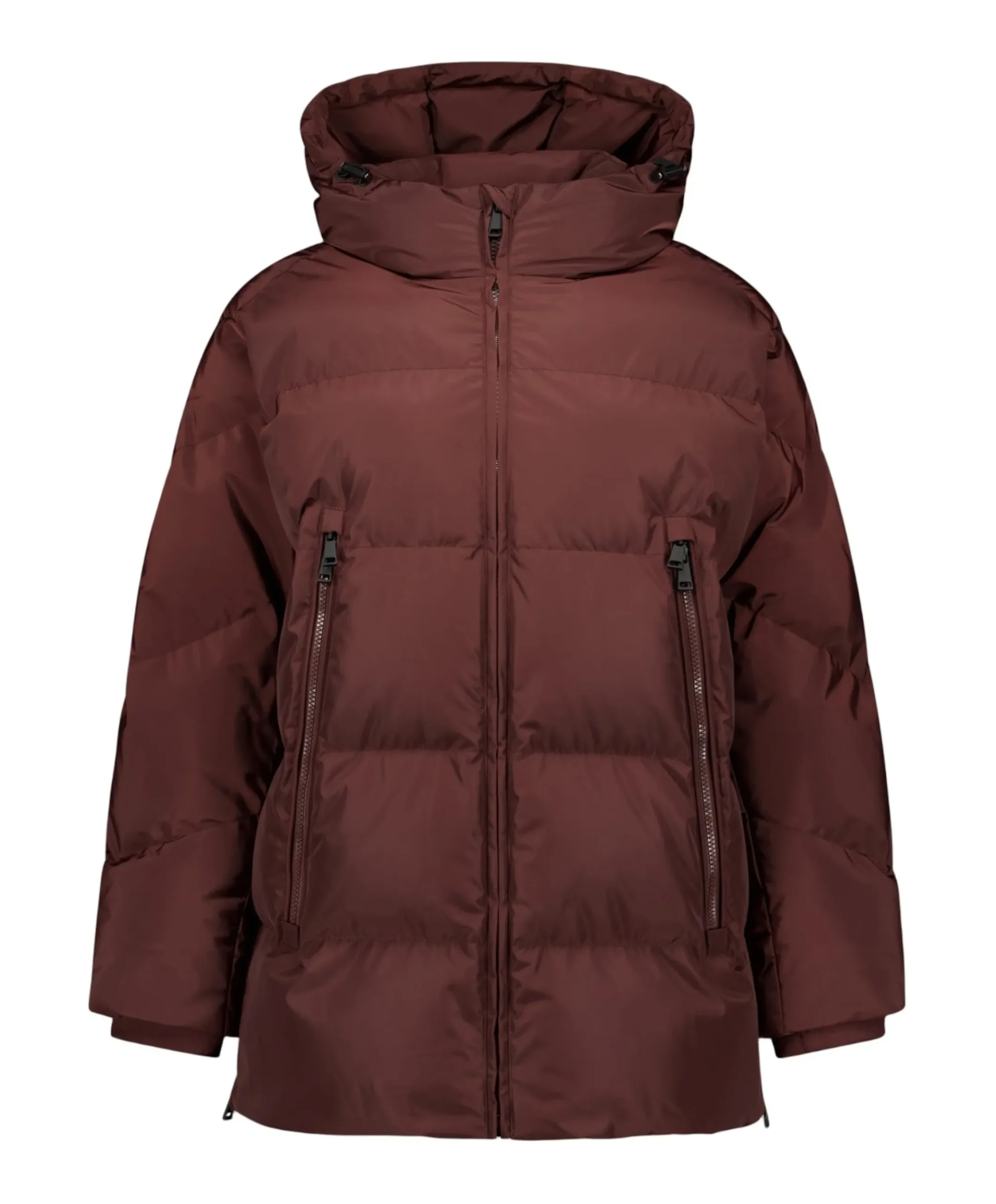 Dames jas bordeaux