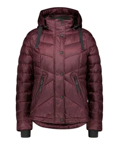 Dames jas bordeaux