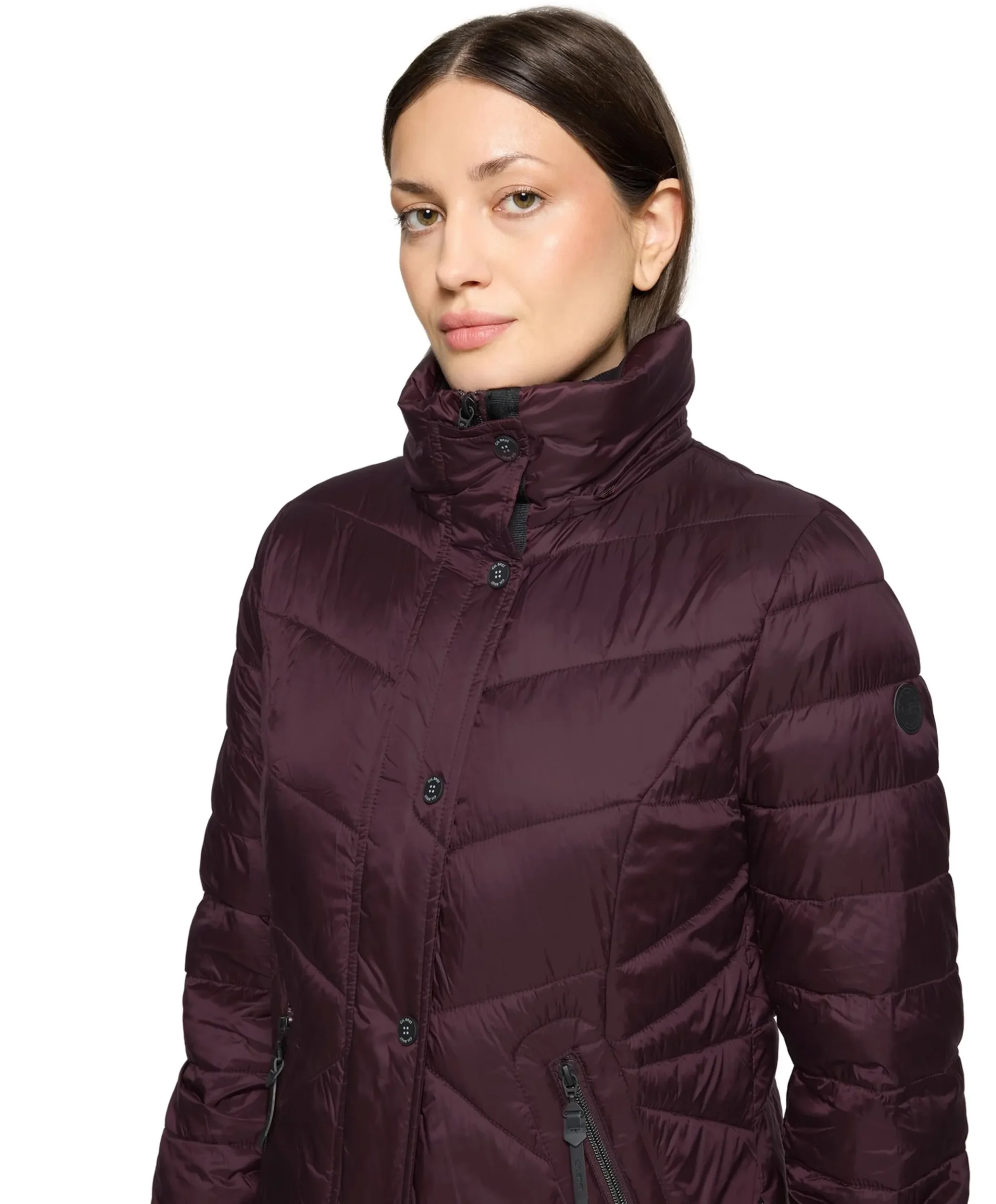 Dames jas bordeaux