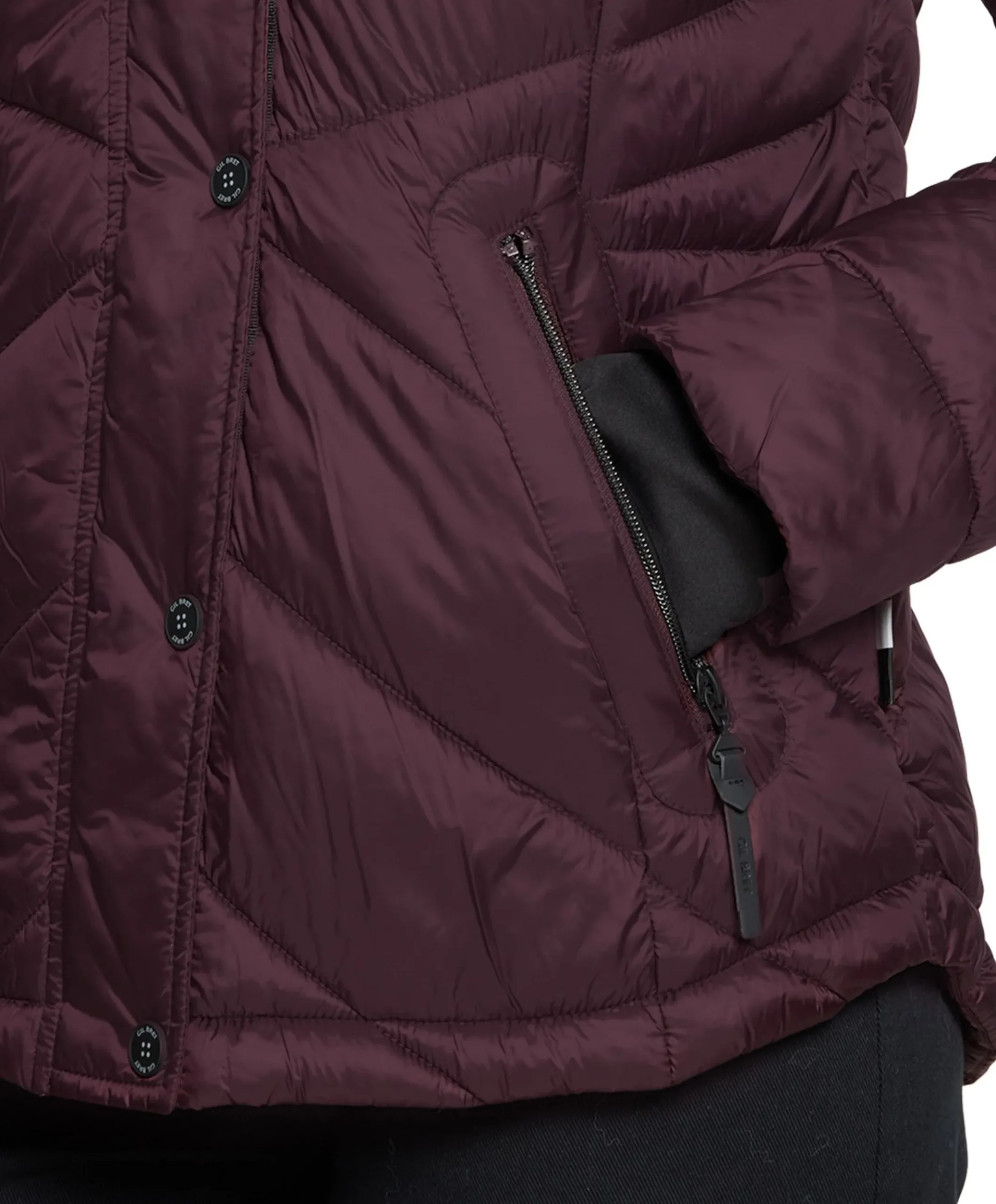 Dames jas bordeaux