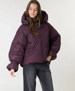 Dames jas bordeaux