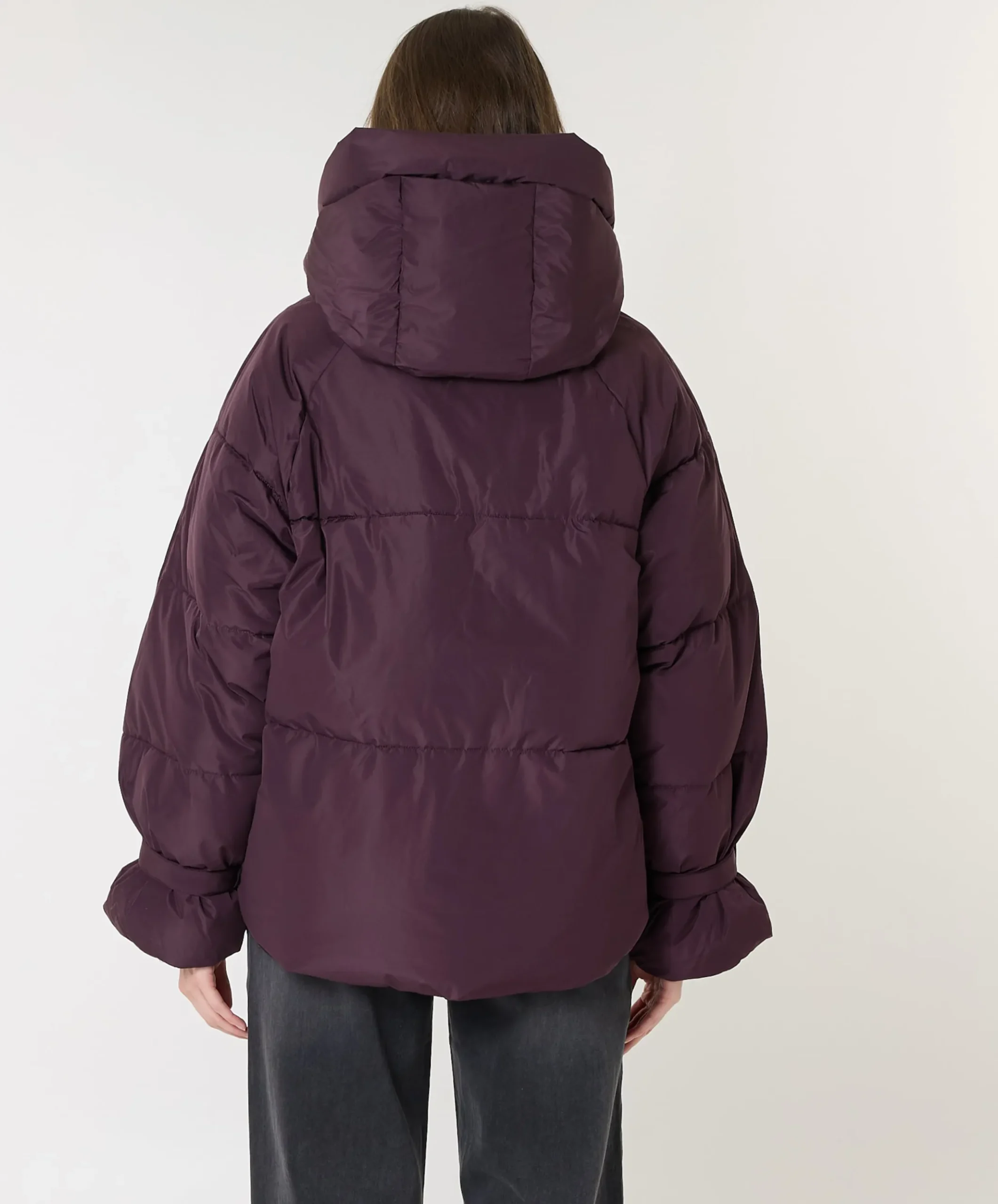 Dames jas bordeaux