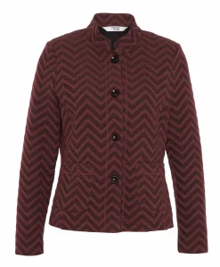 Dames jas bordeaux