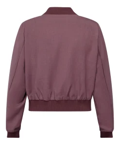 Dames jas bordeaux