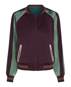 Dames jas bordeaux