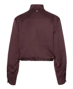 Dames jas bordeaux