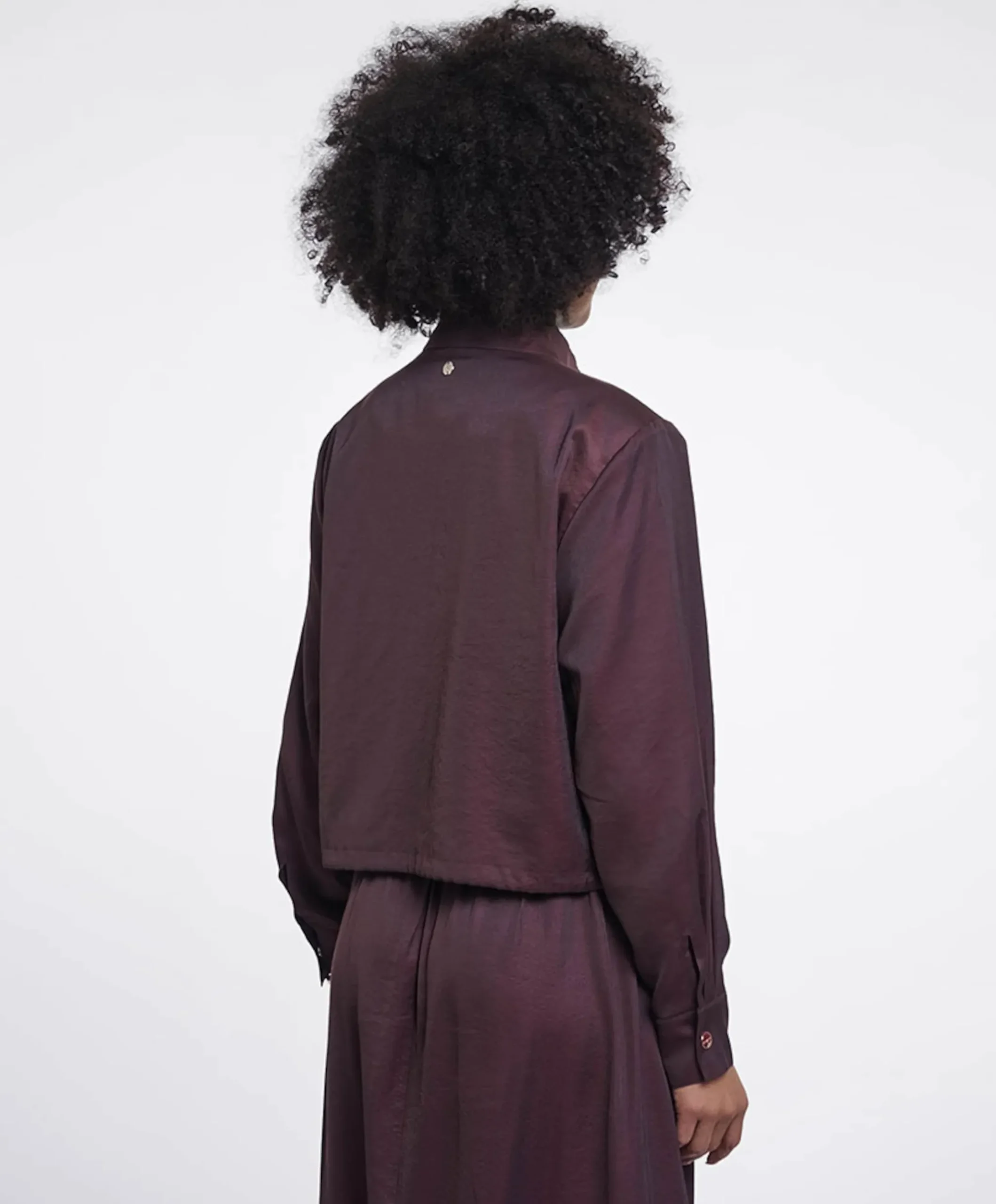 Dames jas bordeaux