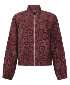 Dames jas bordeaux