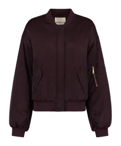 Dames jas bordeaux