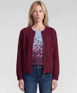 Dames jas bordeaux
