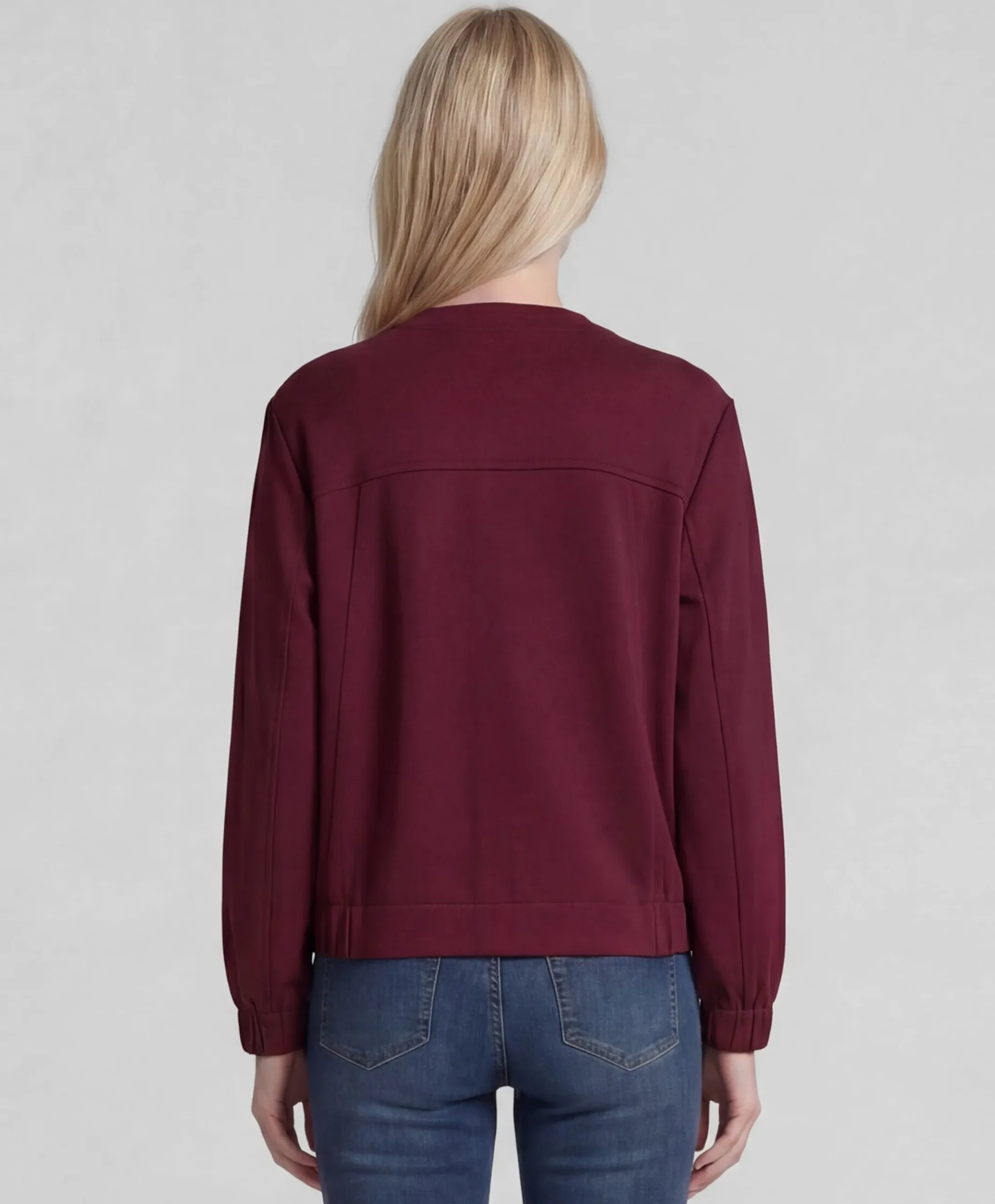 Dames jas bordeaux