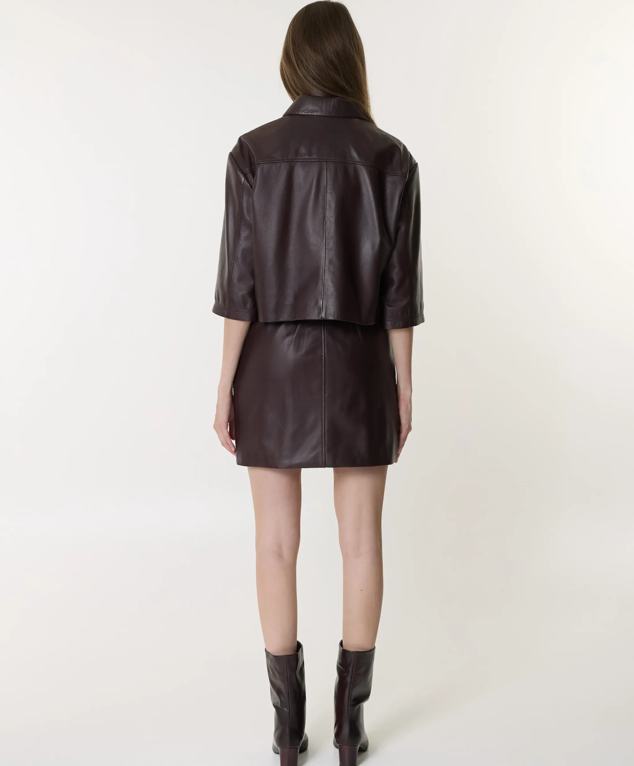 Dames jas bordeaux