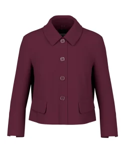 Dames jas bordeaux