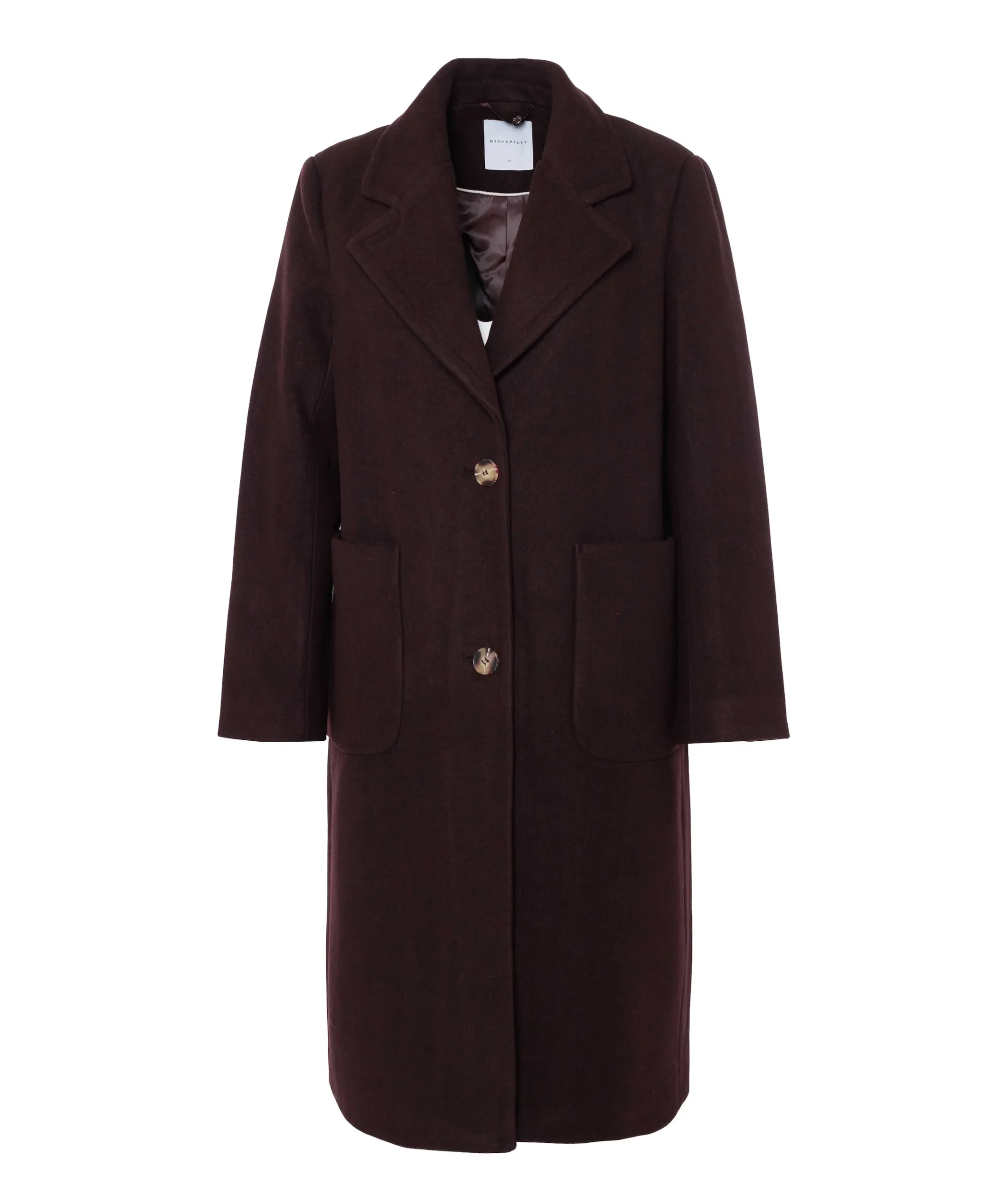 Dames jas bordeaux