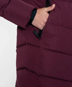 Dames jas bordeaux