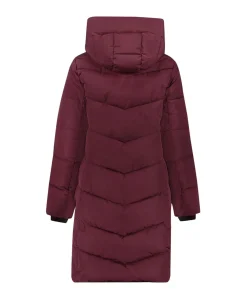 Dames jas bordeaux