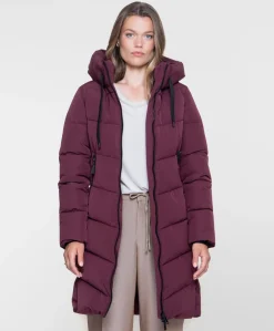 Dames jas bordeaux